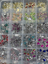 Load image into Gallery viewer, 240 Pieces Planets Nail Charm Box