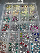 Load image into Gallery viewer, 240 Pieces Planets Nail Charm Box