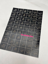 Load image into Gallery viewer, Nail Airbrush Stencils