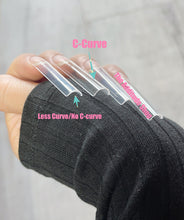 Load image into Gallery viewer, Straight No C-curve XXL Square Half Cover Nail Tips 500 Pieces