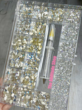 Load image into Gallery viewer, Moonlight Shadow 1,400 Nail Rhinestones Crystals Bling Box