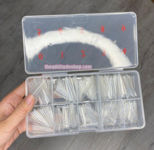 Load image into Gallery viewer, Half Cover XL Stiletto Nail Tips 500 Tips