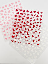 Load image into Gallery viewer, Valentine’s Solid Heart Nail Stickers
