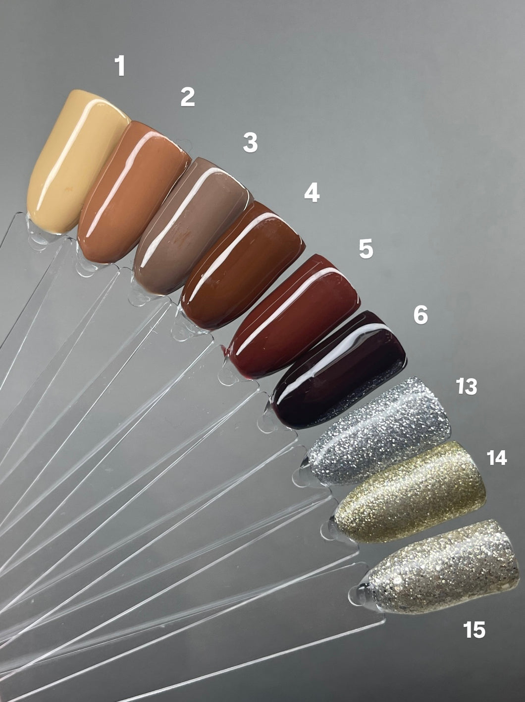 Fall Brown Gel Nail Polish