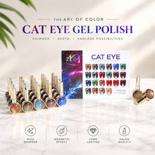 Load image into Gallery viewer, 22 Colors Silky Glass Cat Eye Nail Gel Polish
