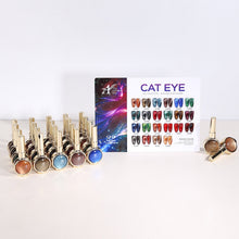 Load image into Gallery viewer, 22 Colors Silky Glass Cat Eye Nail Gel Polish
