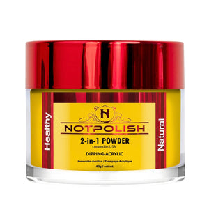 Not Polish M104 Yellow Mamba Nail Acrylic Powder- 2oz