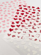 Load image into Gallery viewer, Valentine’s Solid Heart Nail Stickers
