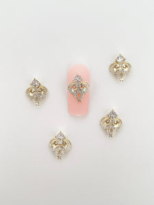 3D Zircon Nail Charms #37 (5 Pieces)
