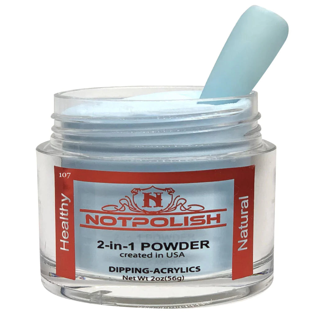 Not Polish Azure Nail Acrylic Powder- 2oz