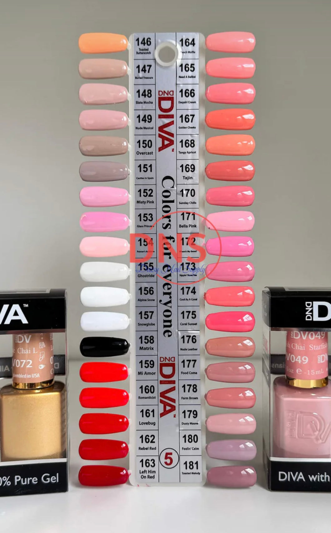 (Gel Only) DND DIVA Nail Gel Collection #5