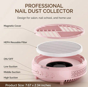 MelodySusie Cordless Nail Dust Collector