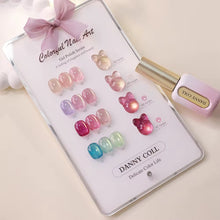 Load image into Gallery viewer, 12 colors Rose Series Cat Eye Nail Gel Polish
