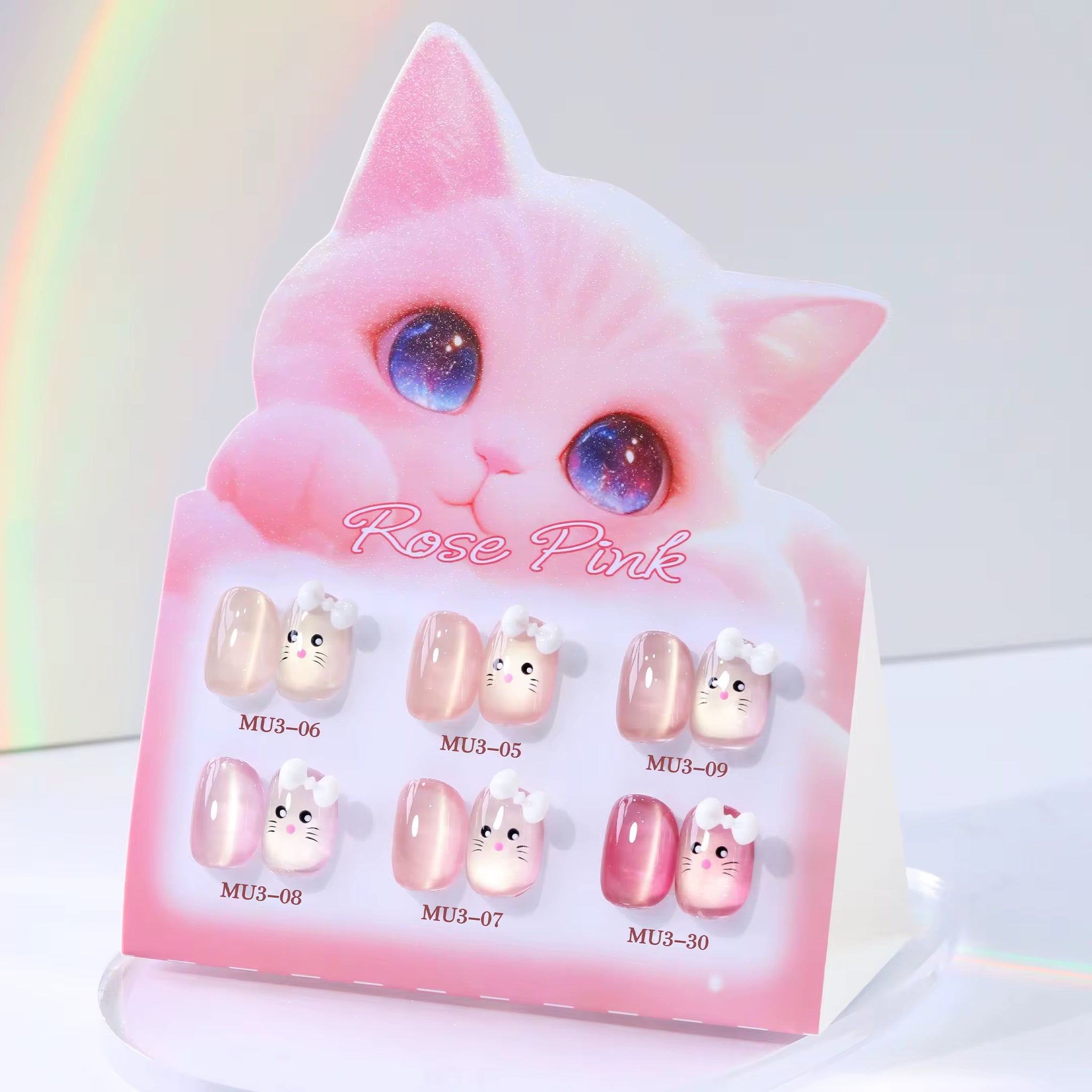 12 colors Rose Series Cat Eye Nail Gel Polish The Additude Shop 12 colors Rose Series Cat Eye Nail Gel Polish The Additude Shop