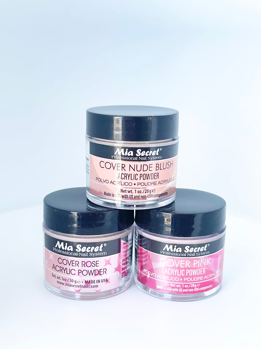 Mia Secret Bundle 3 Nail Acrylic Powders