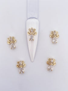 3D Zircon Nail Charms #49 (5 Pieces)