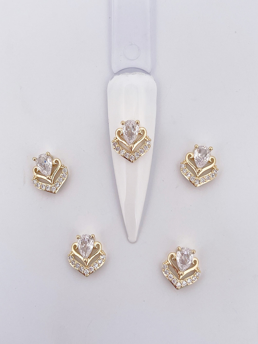 3D Zircon Nail Charms #47 (5 Pieces)