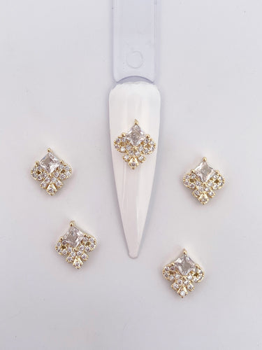Extra Large Bow with Rhinestones 3D Nail Charms (5 Pieces) – The Additude  Shop