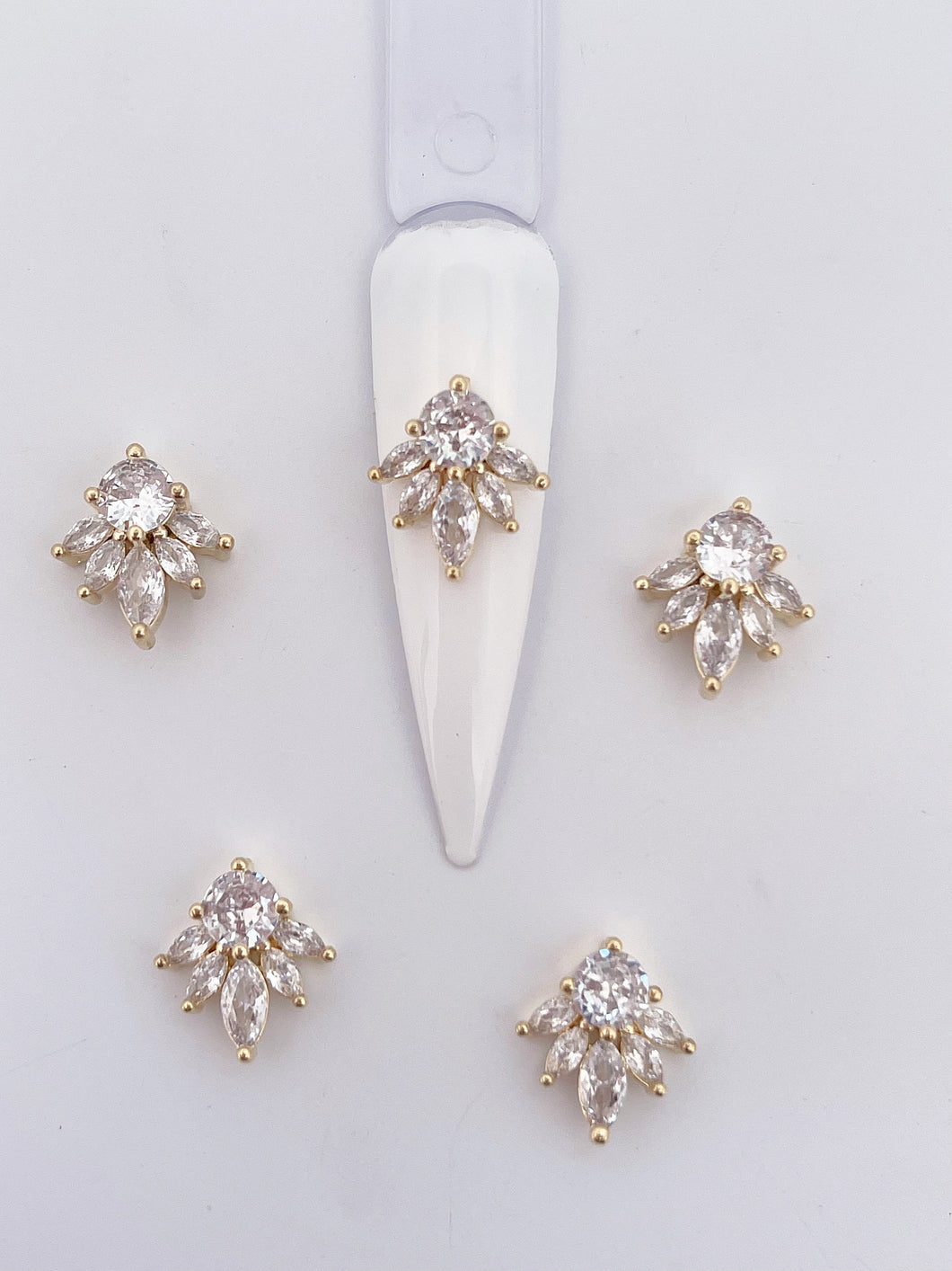 3D Zircon Nail Charms #41 (5 Pieces)