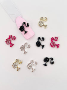 Mixed Colors 10 pieces BARB 3D Nail Art Charms