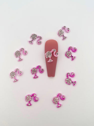Light Pink K A W S Nail Charms Kawaii-10 Pieces – The Additude Shop