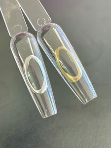 Metallic Gold Silver Nail Gel Liner