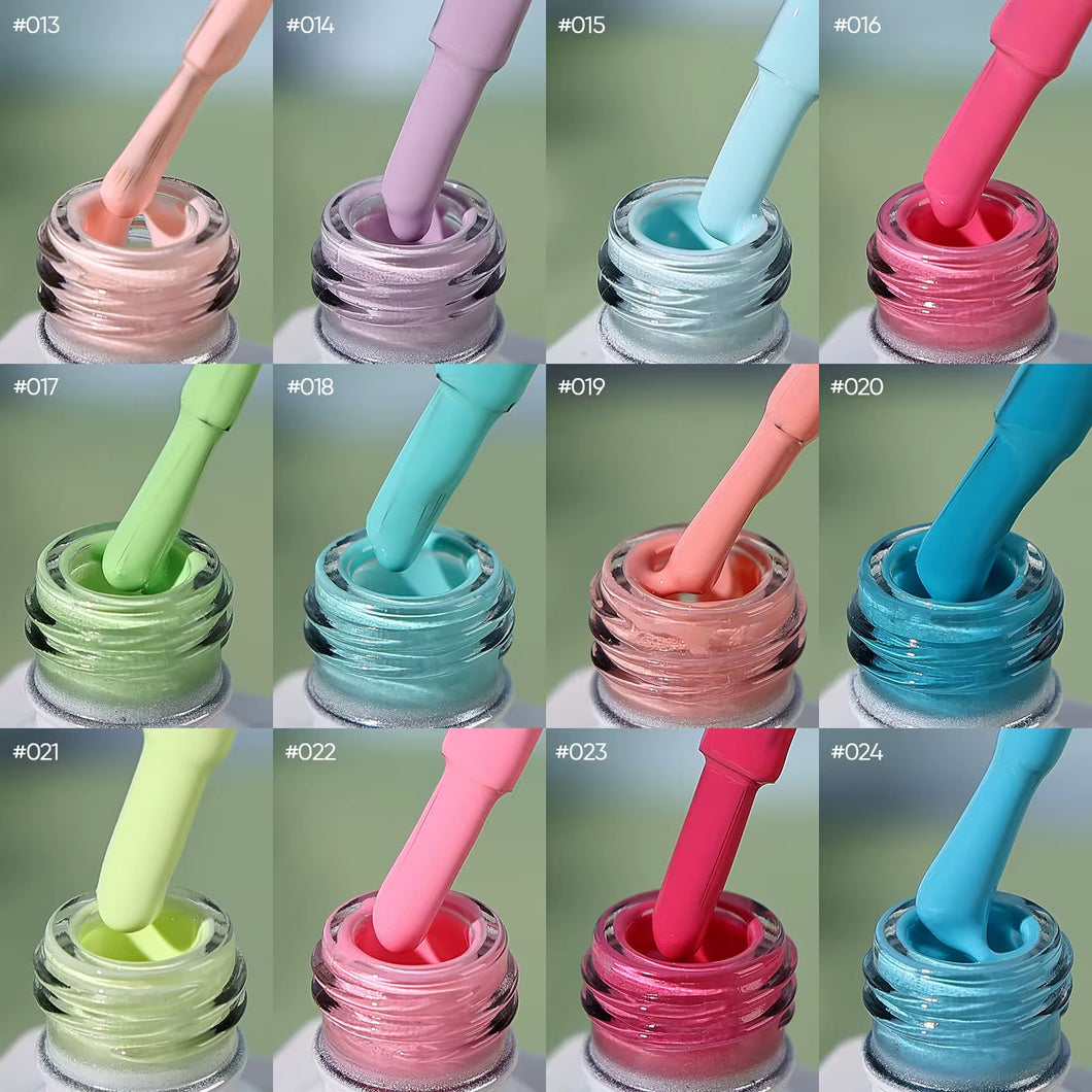 GelManiX 12 Premium Pastel Nail Gel Polish