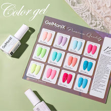 GelManiX 12 Premium Pastel Nail Gel Polish