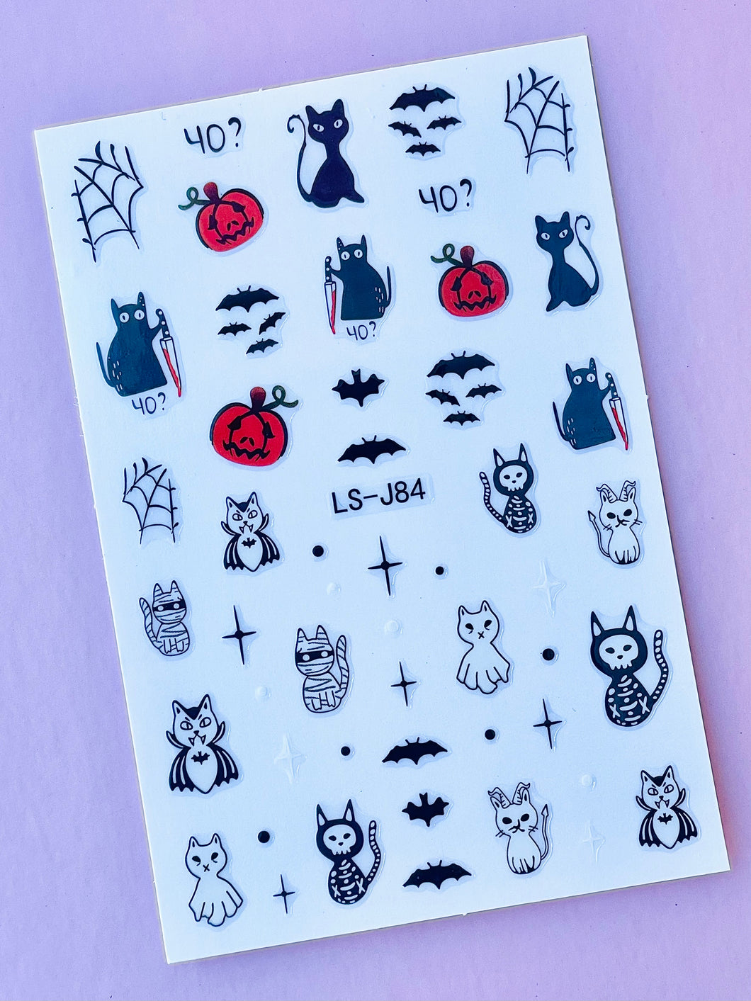 Halloween Nail Stickers-LS-J84