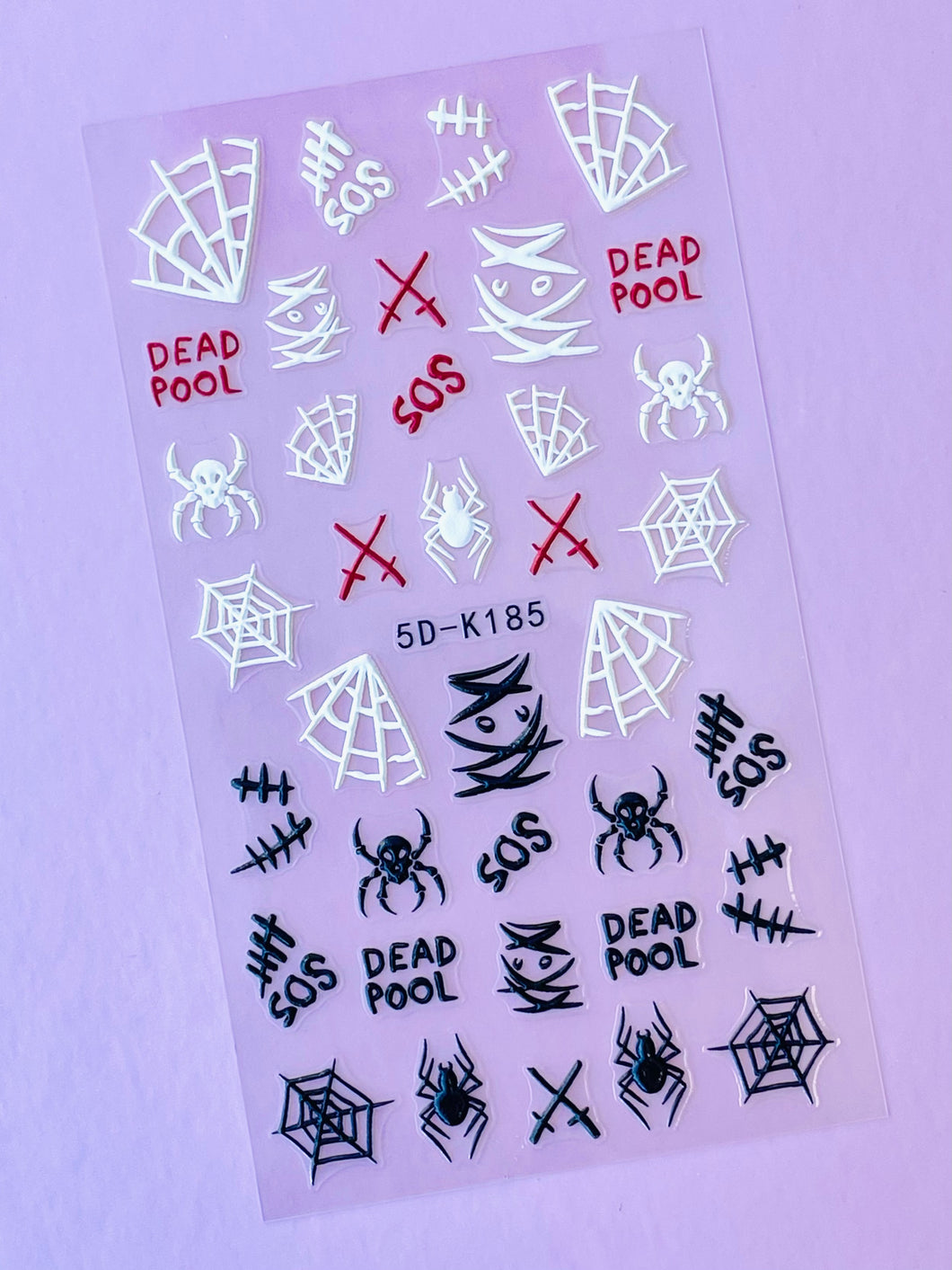 5D Halloween Nail Stickers-#185