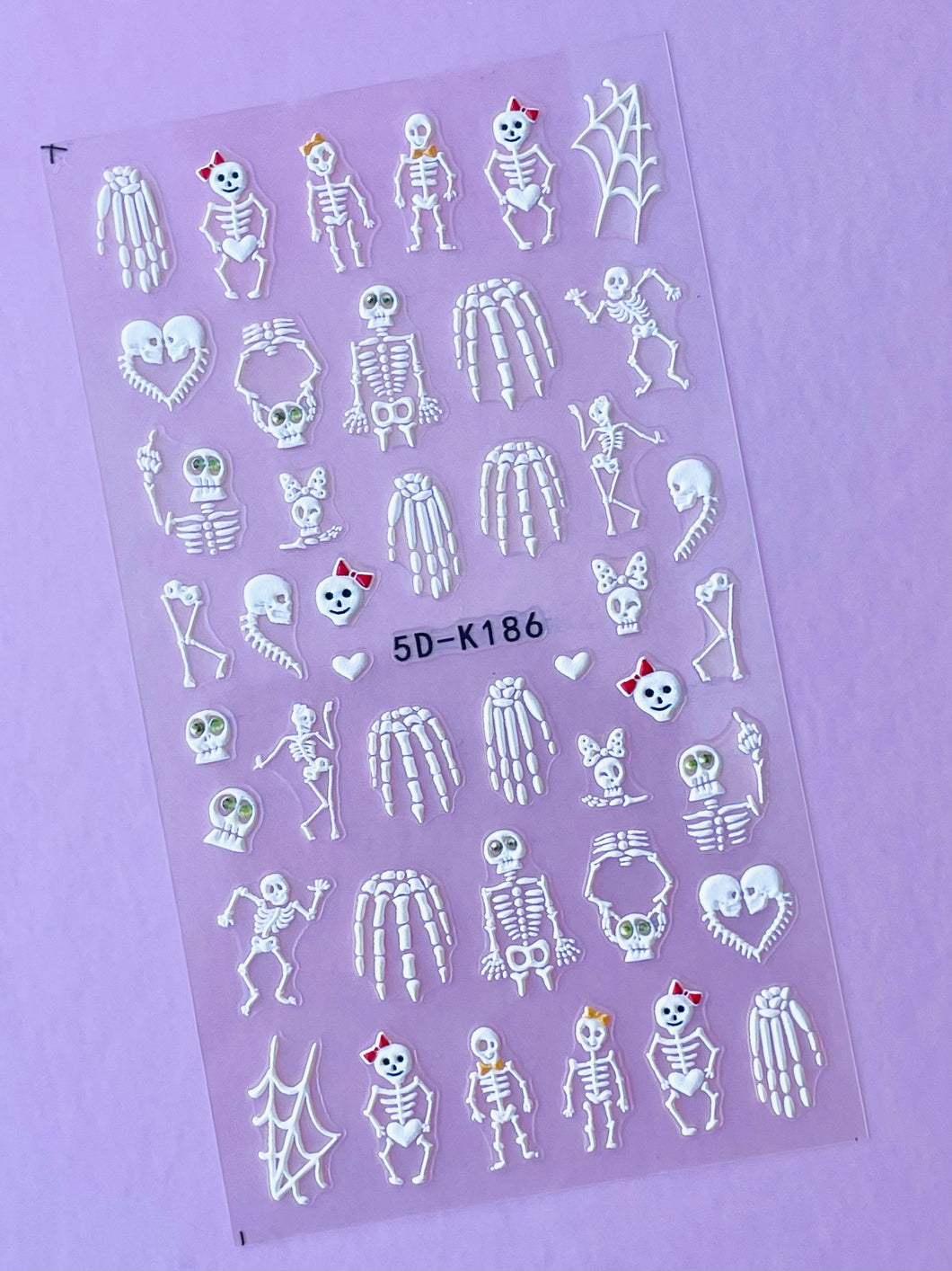 5D Halloween Nail Stickers-#186