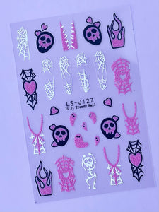 Halloween Nail Stickers-J127