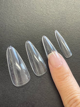 Load image into Gallery viewer, Long Almond Soft Gel Full Cover Nail Tips-15 sizes
