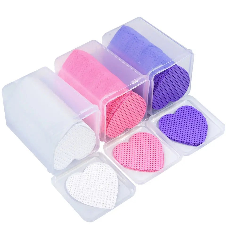 Heart Lint Free Nail Wipes-200 Pieces