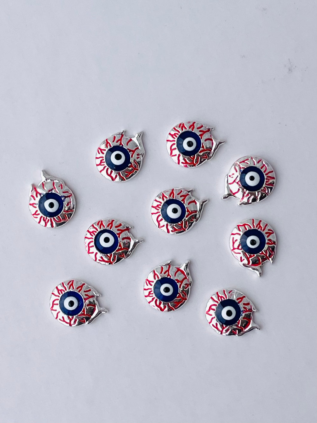 Halloween Bloody Eyeballs Nail Charms