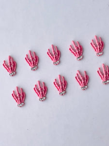 Halloween Hands Nail Charms-10 pieces