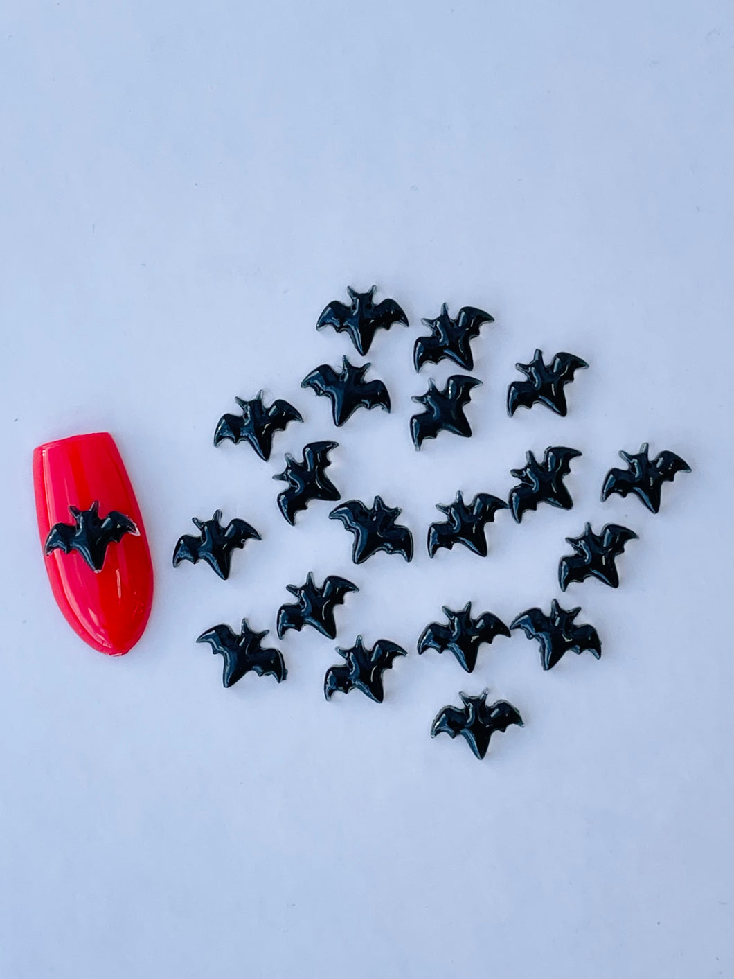 Halloween Bats Nail Charms