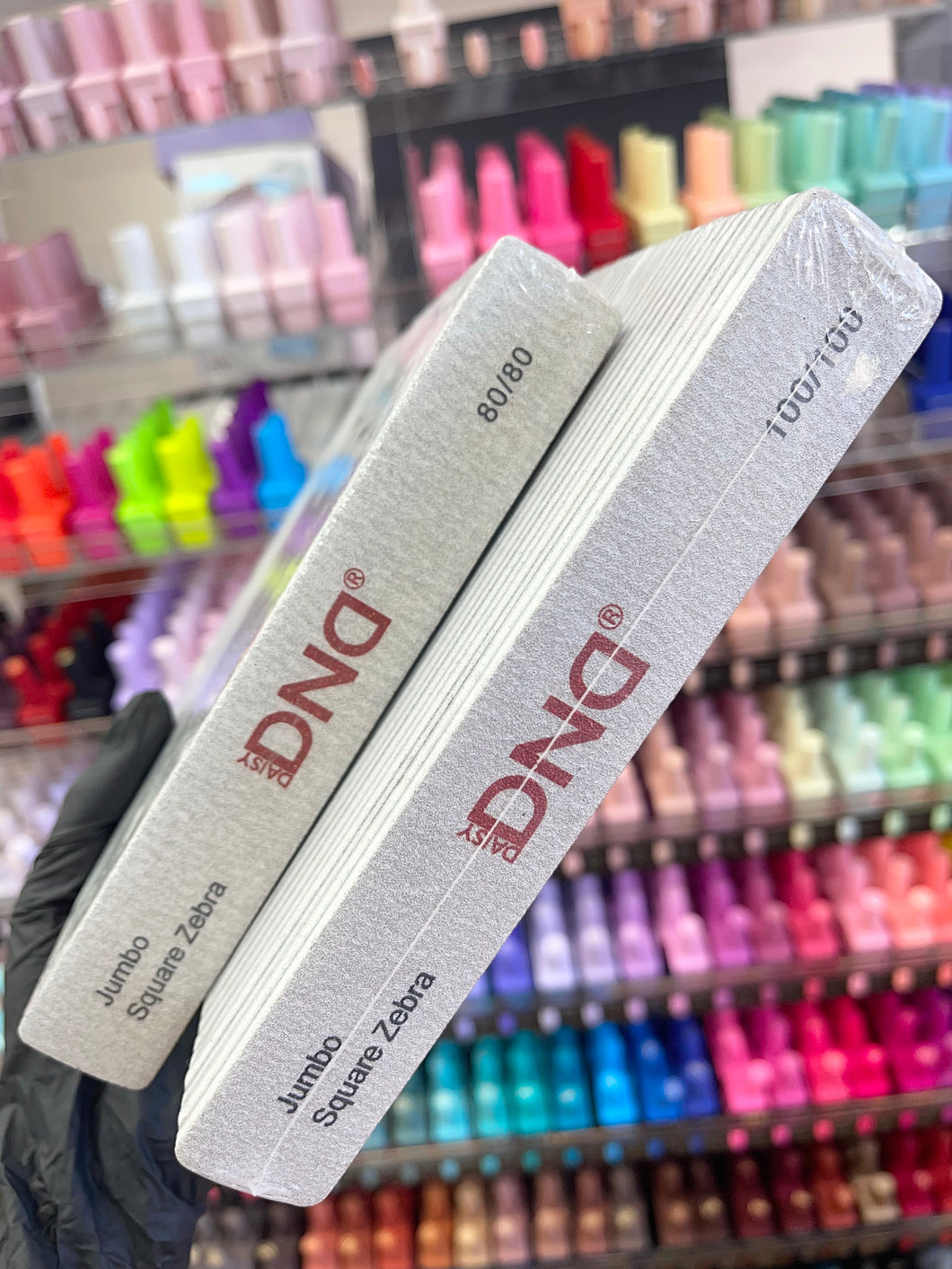 DND Premium Jumbo Zebra Nail Files-50 pcs