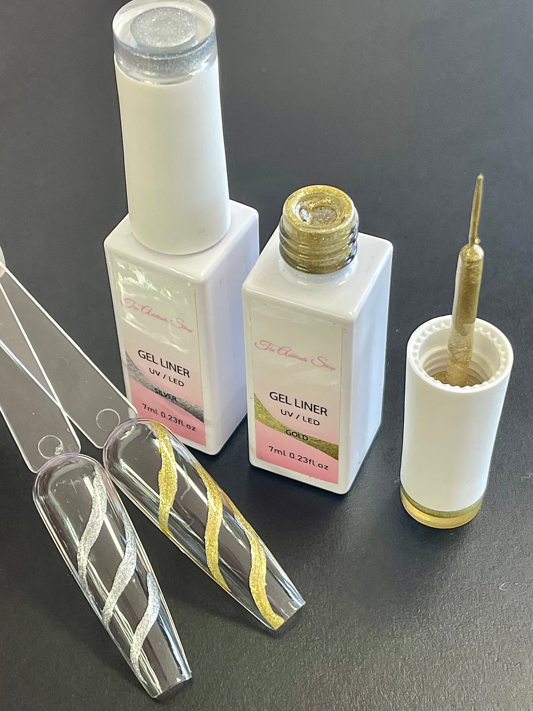 Gold Silver Nail Gel Liner-7ml