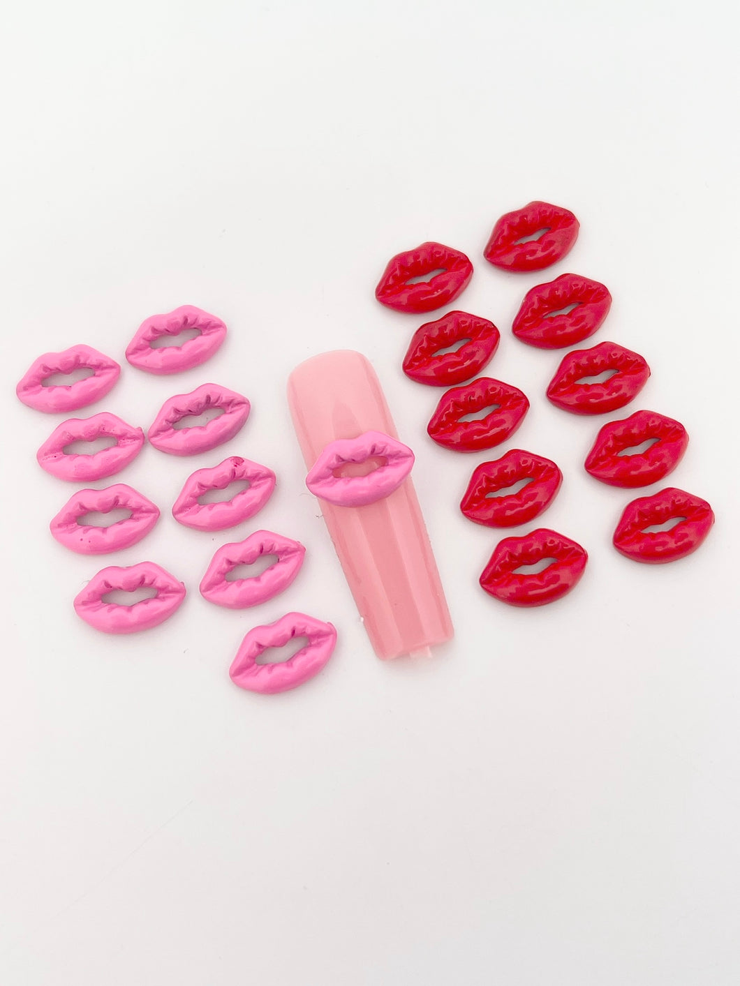 Lips Alloy Nail Charms-10 Pieces
