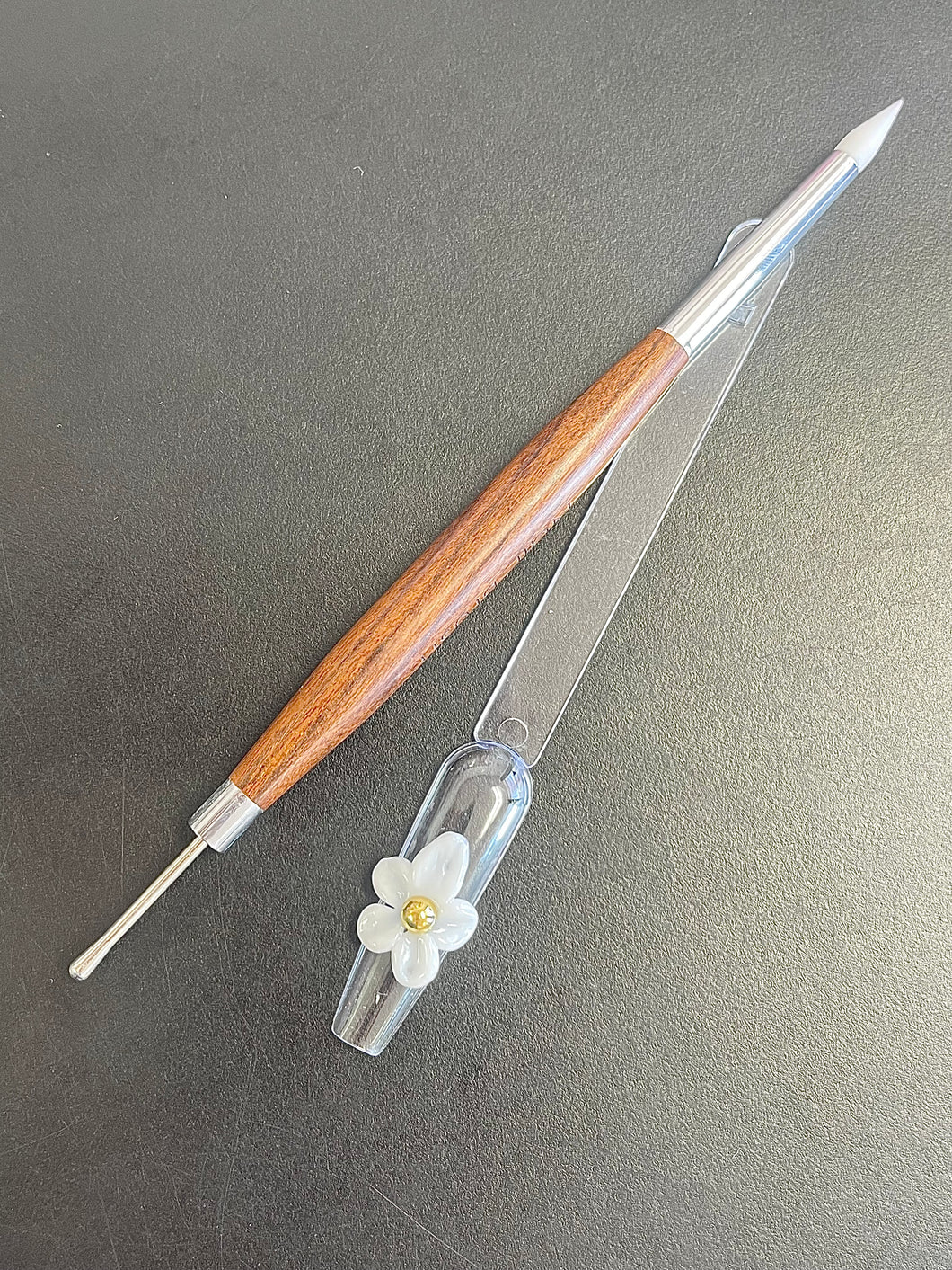 Duo end silicone 3D brush Nail Tool