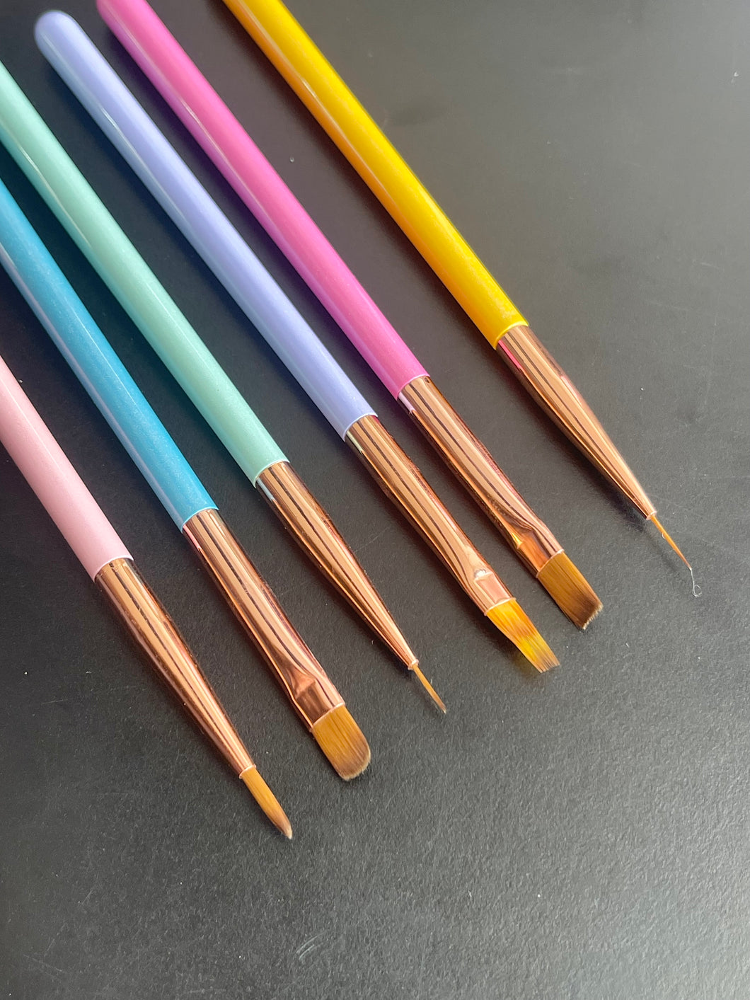 6pcs Nail Brush Art Set