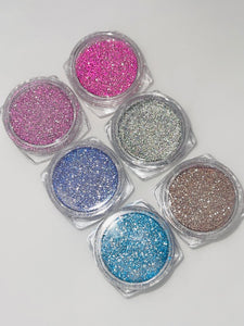 6pcs Reflective Nail Glitters