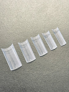 Medium Square Half Cover Nail Tips-600pcs