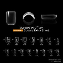 Load image into Gallery viewer, Sofgel Softips SQUARE Pro XV Natural Nail Tips
