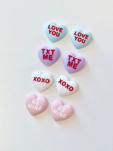 8pcs Valentine’s Candy Nail Charms