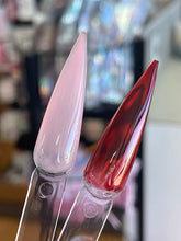 Load image into Gallery viewer, Sheer Pink &amp; Red Nail Gel Polish
