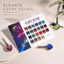 Load image into Gallery viewer, 22 Colors Silky Glass Cat Eye Nail Gel Polish

