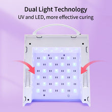 Load image into Gallery viewer, Rechargeable Square UV Nail Lamp
