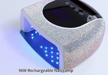 Load and play video in Gallery viewer, Bedazzled Cordless 96W UV LED Nail Lamp

